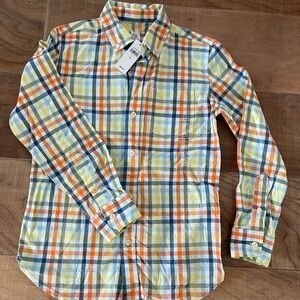 NWT Gap plaid button down shirt in sz 10 boys